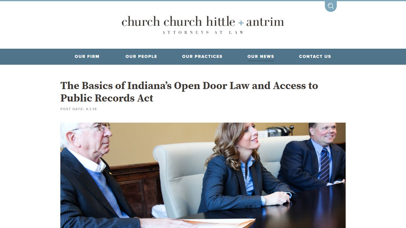 The Basics of Indiana’s Open Door Law and Access to Public ...